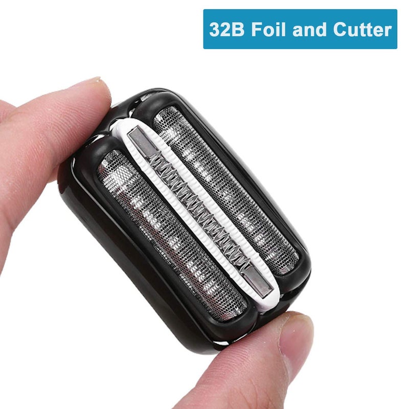 Ketofa 32B Shaver Foil Replacement and Cutter for Compatible with Braun Series 3, Shaver Razor Blade Cassette Head Compatible with Braun 320 330 340 350CC 370cc-4 390cc-4 Models - Image 3